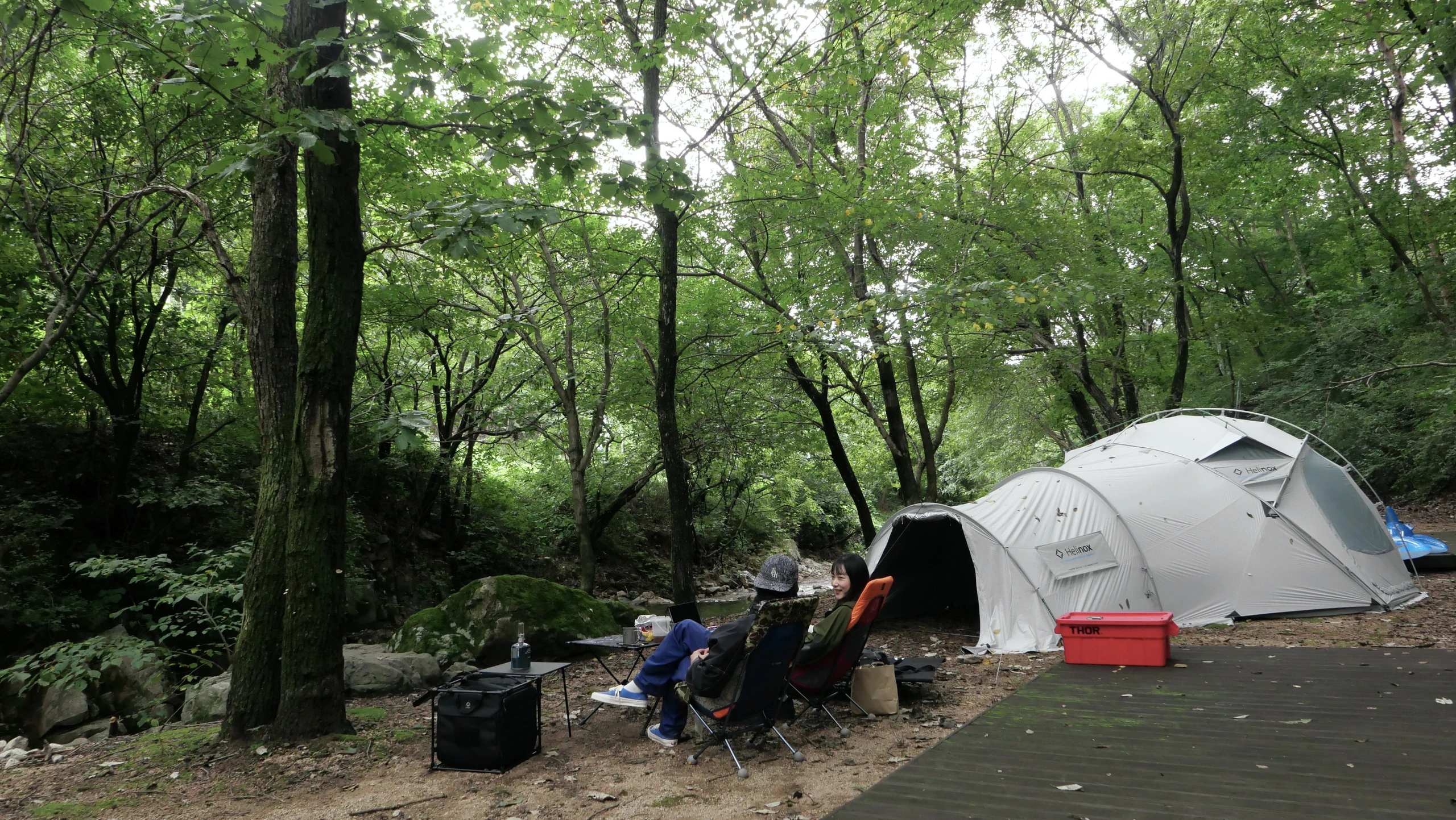 프라이빗 캠핑 데크